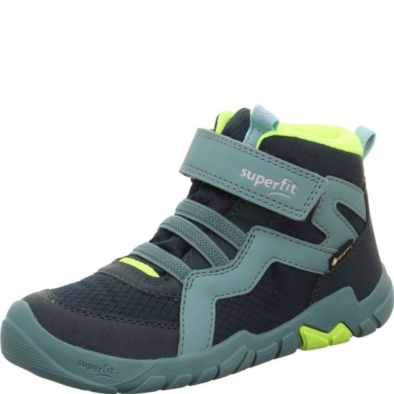 Dětská celoroční barefit obuv Superfit TRACE GTX Green/Yellow 1-006034-7000 - 29