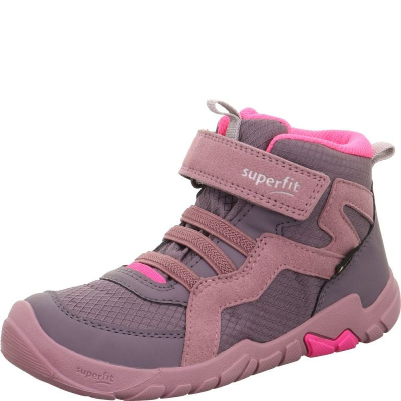 Dívčí celoroční barefit obuv Superfit TRACE GTX Purple/Pink 1-006034-8500 - 27