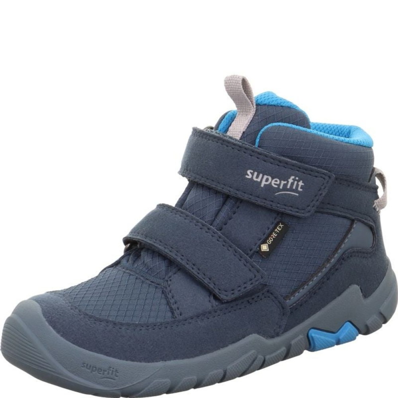 Chlapecké kotníkové tenisky Superfit barefit TRACE GTX  Blue/Turquoise 1-006042-8000 - 25