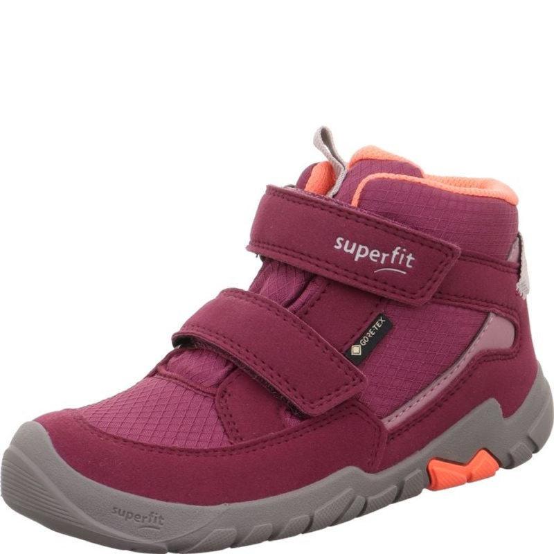 Dívčí celoroční tenisky Superfit barefit TRACE GTX  Red/Orange 1-006042-5000 - 31