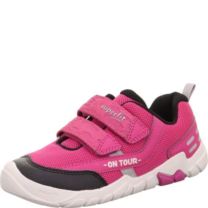 Dívčí barefit tenisky TRACE Pink/Black Superfit 1-006025-5500 - 26