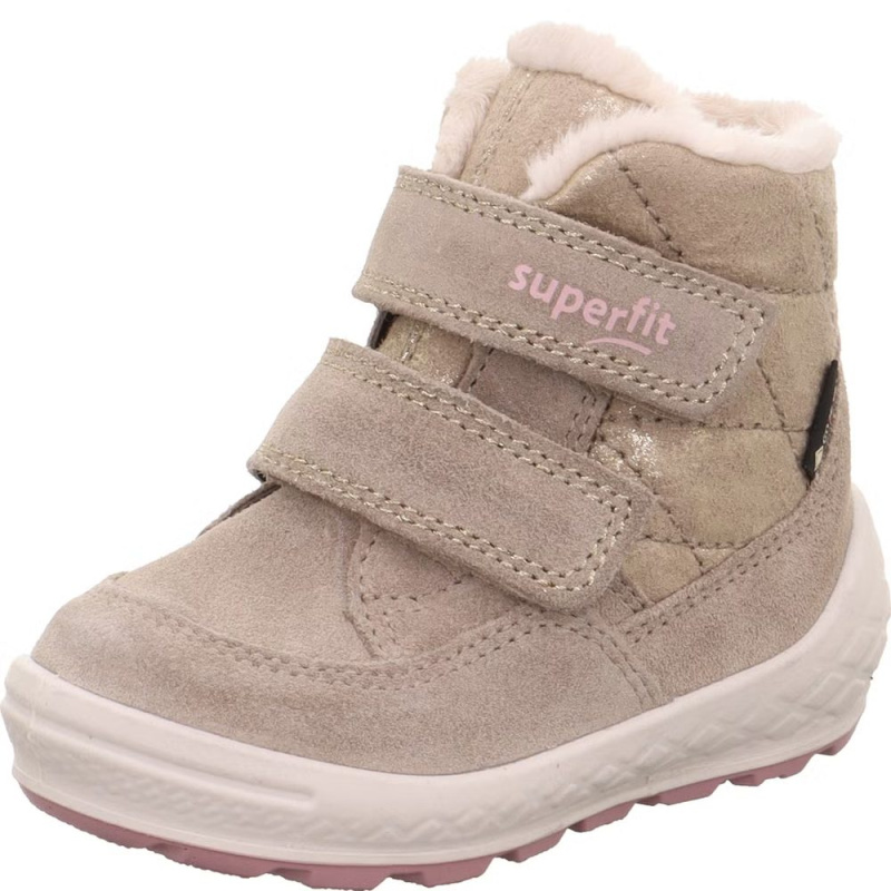 Dívčí  zimní boty GROOVY 2.0 Beige/Pink GTX Superfit 1-106314-4000 - 27