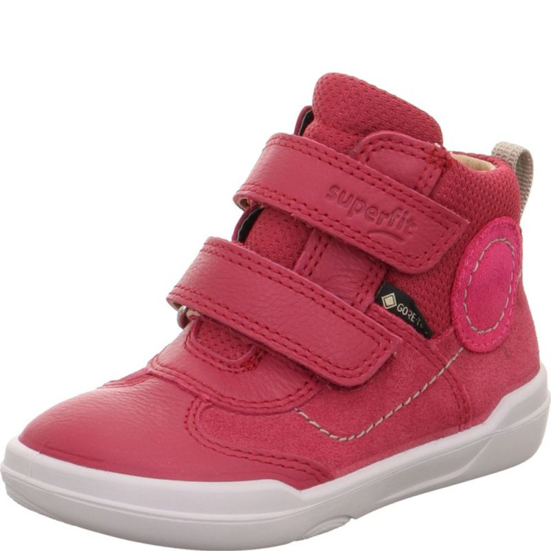 Dívčí celoroční barefit obuv Superfit SUPERFREE GTX Pink/Red 1-000544-5000 - 24
