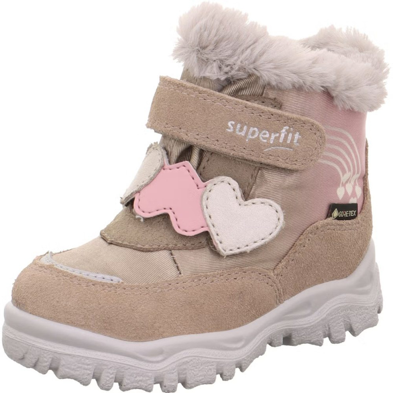 Dívčí zimní boty HUSKY+ Beige/Pink Superfit 1-006061-4000 - 30