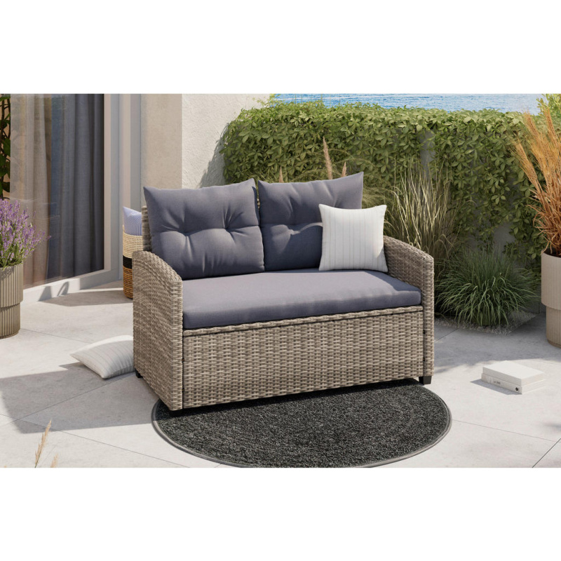 Ambia Garden ZAHRADNÍ LAVICE kov, plast, textil