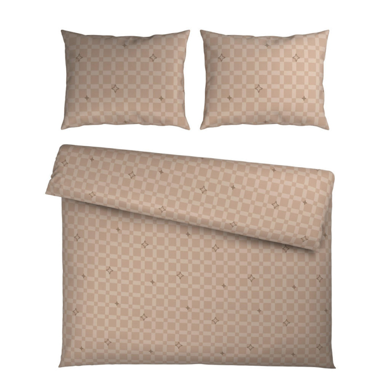 Ambia Home POVLEČENÍ satén krémová 200/200 cm