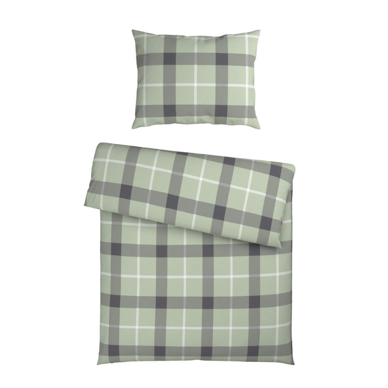 Esposa POVLEČENÍ, flanel, světle šedá, 140/200 cm