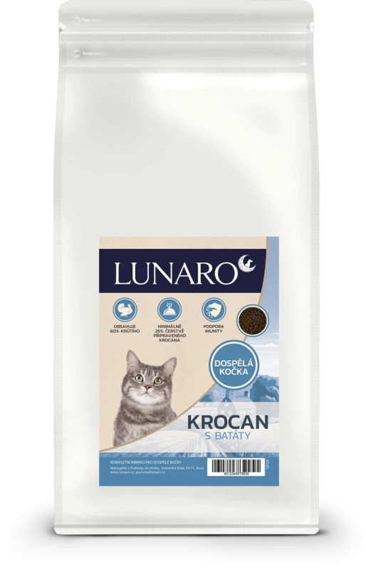Lunaro Cat Yamurky adult 7,5kg - Krocan s batáty
