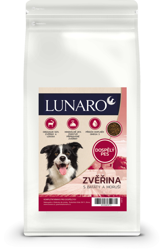 Lunaro Hubert's Gift Adult 2kg - Zvěřina s batáty