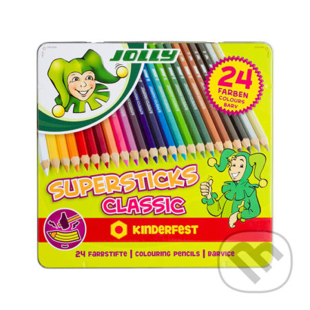 Supersticks 24 barev v kovové krabičce