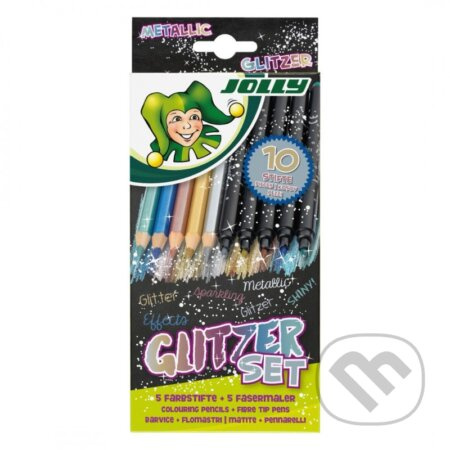 Glitter set - metalická sada - JOLLY