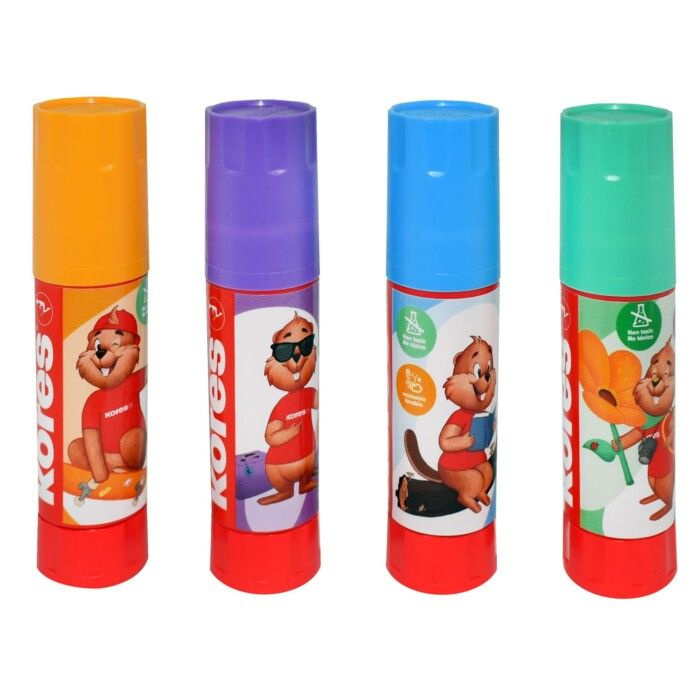 Kores Lepicí tyčinka 15 g Bobřík - mix motivů