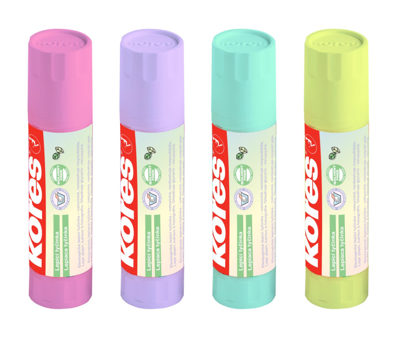 KORES Lepidlo tuhé PASTEL 20g 1ks (mix)