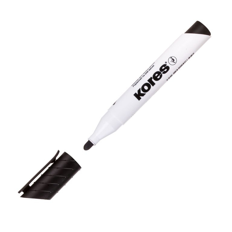 Popisovač K-Marker WB černá Kores