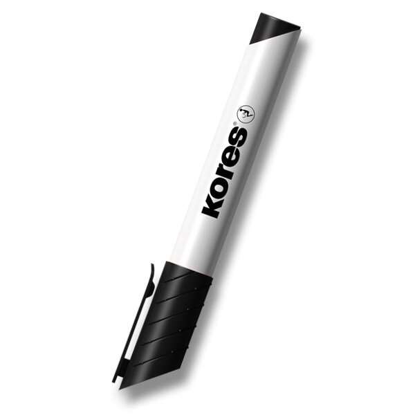 Popisovač K-Marker WB černá Kores