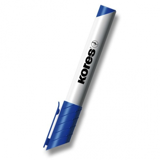 Popisovač K-Marker WB modrá Kores