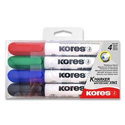 Popisovač K-Marker WB souprava 4 ks Kores