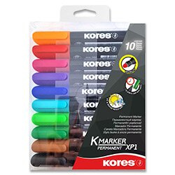 Kores K-Marker - permanentní popisovač - sada 10 ks