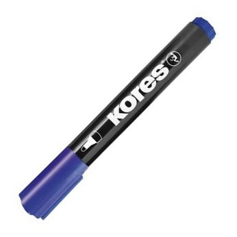 Popisovač K-Marker modrá Kores