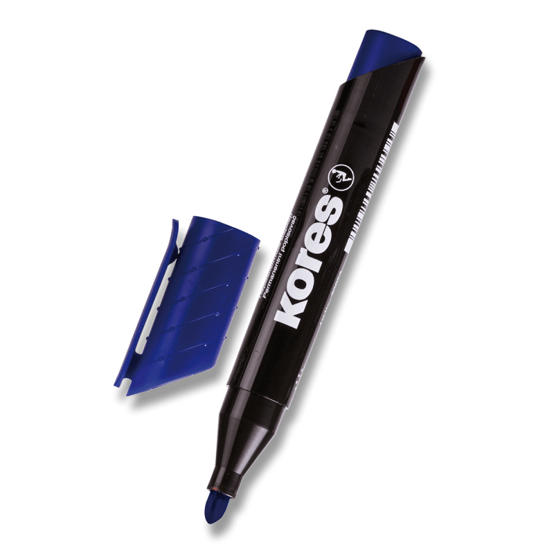 Popisovač K-Marker modrá Kores