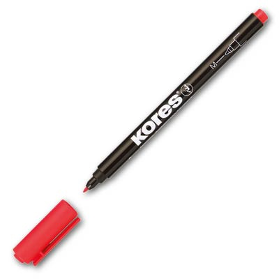 Popisovač K-Marker P1 červená Kores