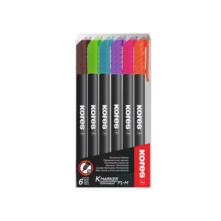 Popisovač K-Marker P1 souprava 6 ks Kores