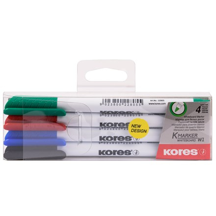 Popisovač K-Marker W1 souprava 4 ks Kores