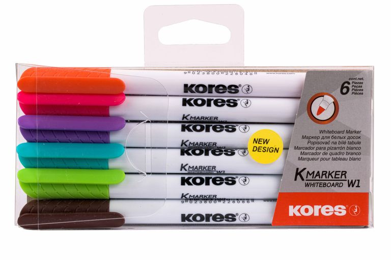 Kores 22846 popisovač na bílé tabule 6 ks