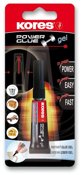 Kores Lepidlo vteřinové Power Glue - Gel