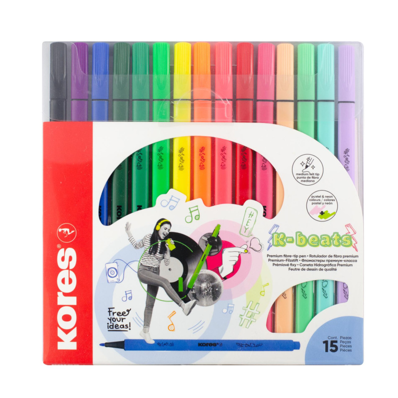 Fixy Kores K-Beats 15 barev Kores