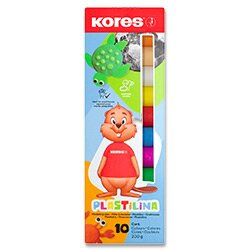 Modelovací hmota Kores - 10 barev, 200 g
