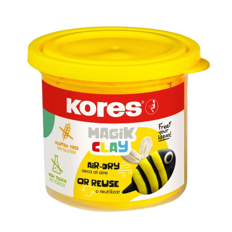 Modelovací hmota Magik Clay 40 g - žlutá