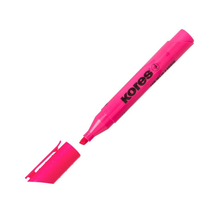 Zvýrazňovač Kores High Liner Plus růžový