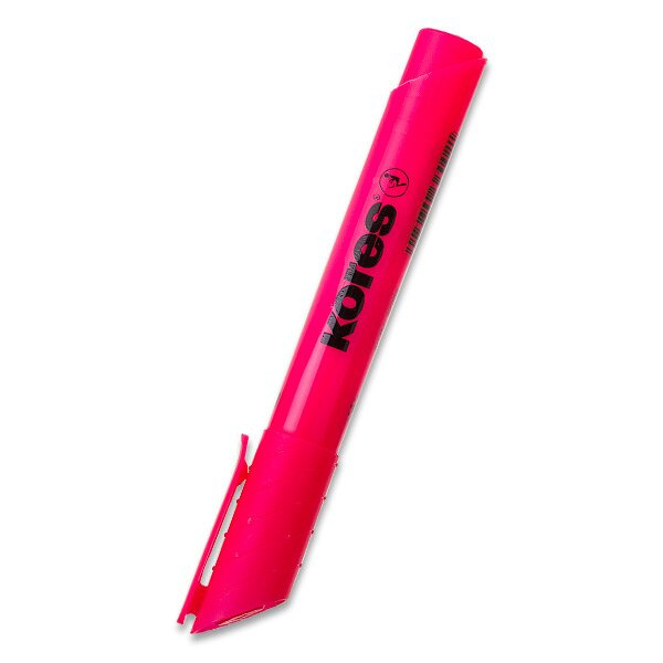 Zvýrazňovač Kores High Liner Plus růžový
