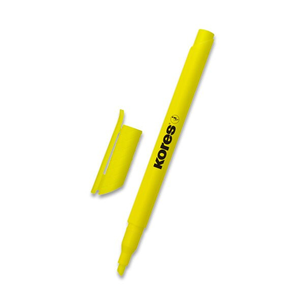 Zvýrazňovač Kores High Liner žlutý