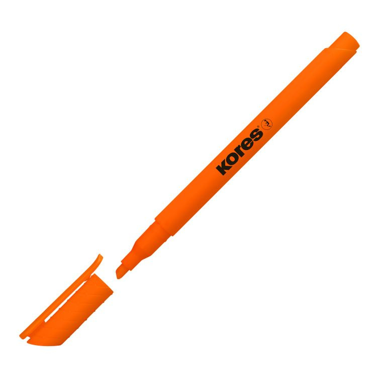 Zvýrazňovač Kores High Liner oranžový