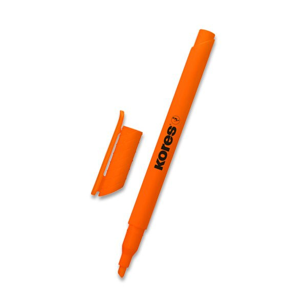 Zvýrazňovač Kores High Liner oranžový