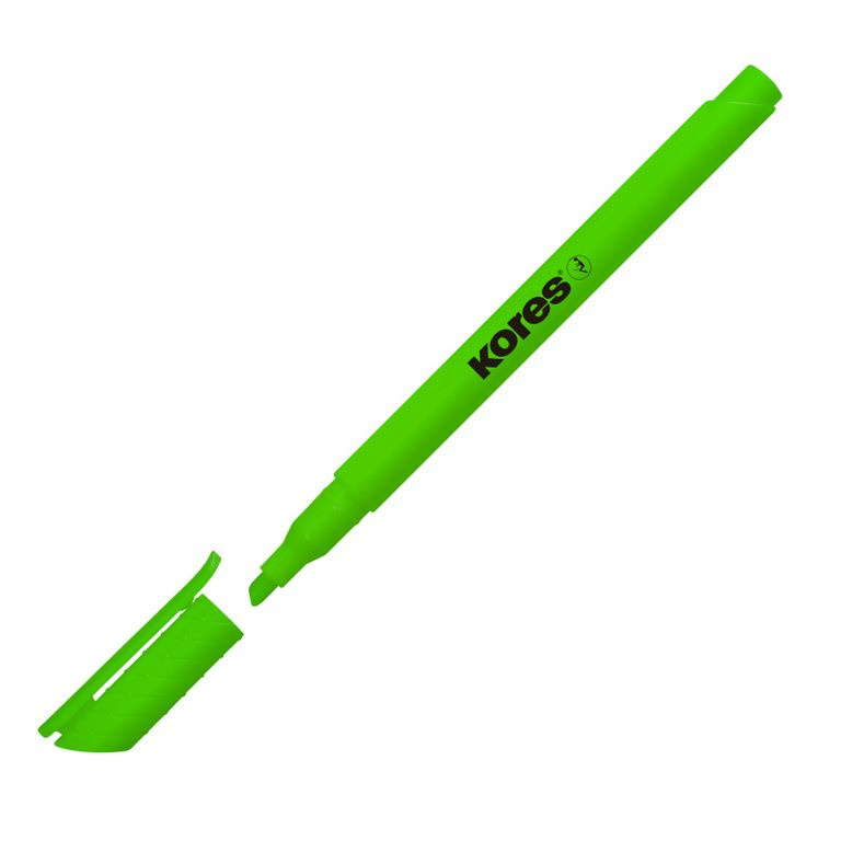 Zvýrazňovač Kores High Liner zelený