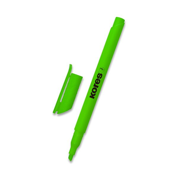 Zvýrazňovač Kores High Liner zelený