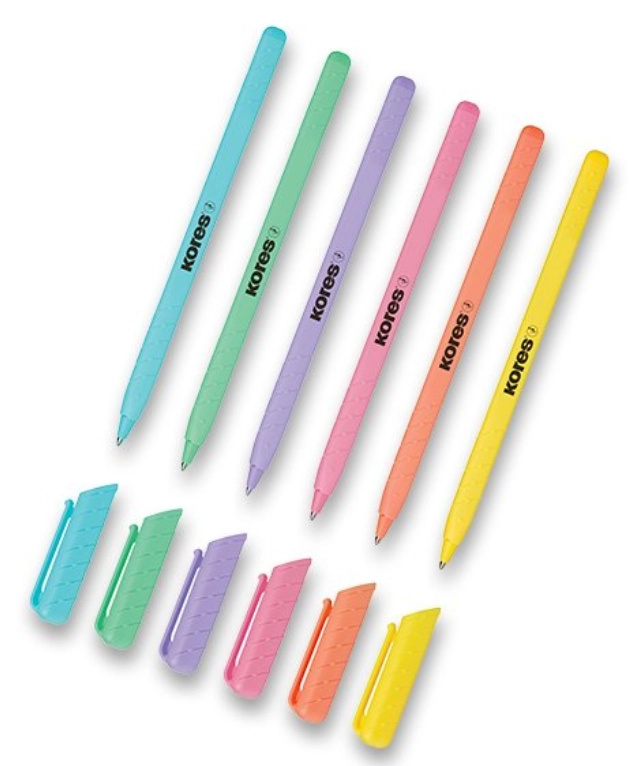 Kores K0 Pen pastel soft povrch trojhranné 1 mm