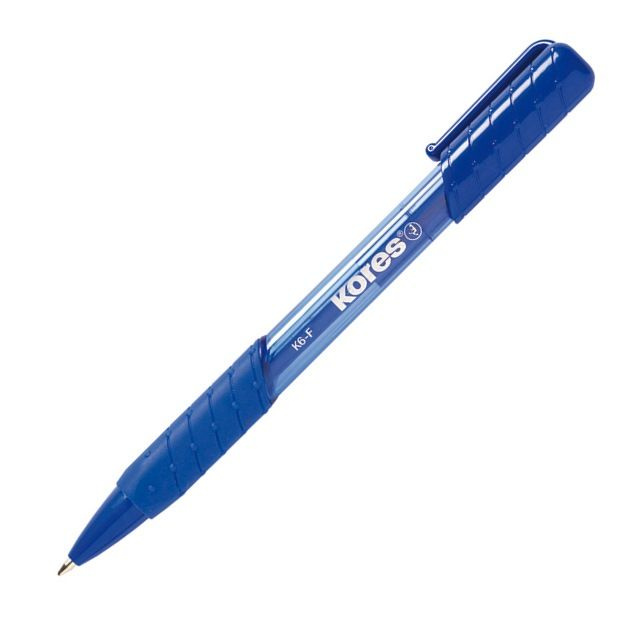 Kuličkové pero Kores K6 386 modrá