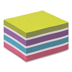 Kores Cubo Pastel - samolepicí bloček - 75x75 mm, 450 l.