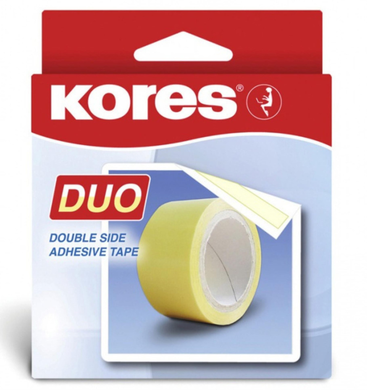 Oboustranně lepicí páska Kores Duo 15 mm × 5 m