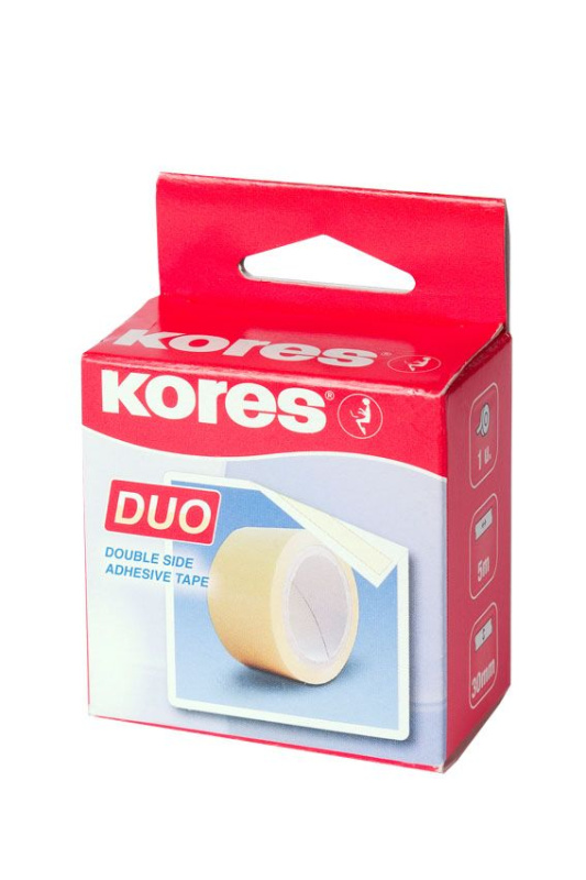 Oboustranná lepicí páska Kores DUO - 30 mm x 5 m