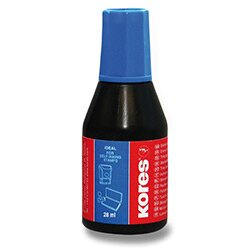 Razítkovací barvy 27 ml modrá Kores