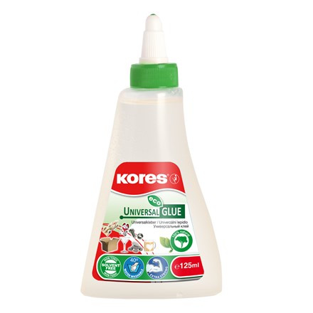 Univerzální transparentní lepidlo Universal Glue Eco 125 ml Kores