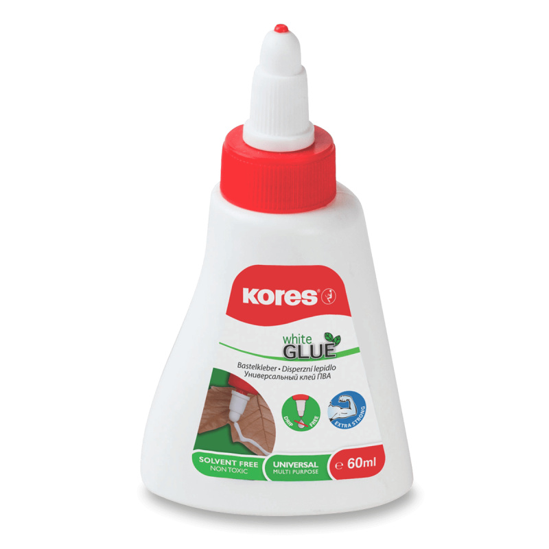 Bílé PVA lepidlo White Glue 60 g Kores