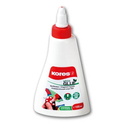 Bílé PVA lepidlo White Glue 125 g Kores