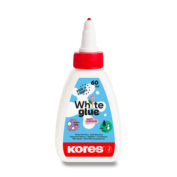 Tekuté disperzní lepidlo Kores White glue - 60 ml Kores