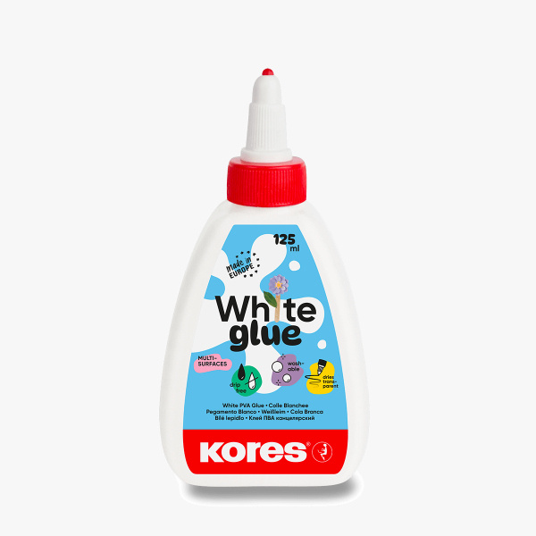 Tekuté lepidlo Kores White Glue - 125 ml